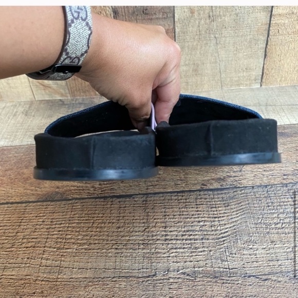 Stella McCartney Star Denim Loafer Slides Size 7 Authentic - Picture 6 of 10